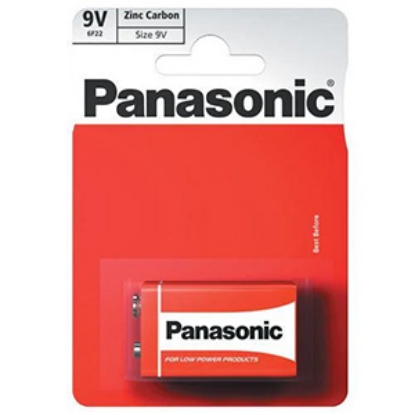 Picture of Panasonic 9v Batteries Zinc Carbon x12